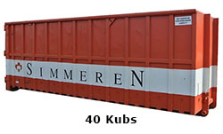 40 Kubs container